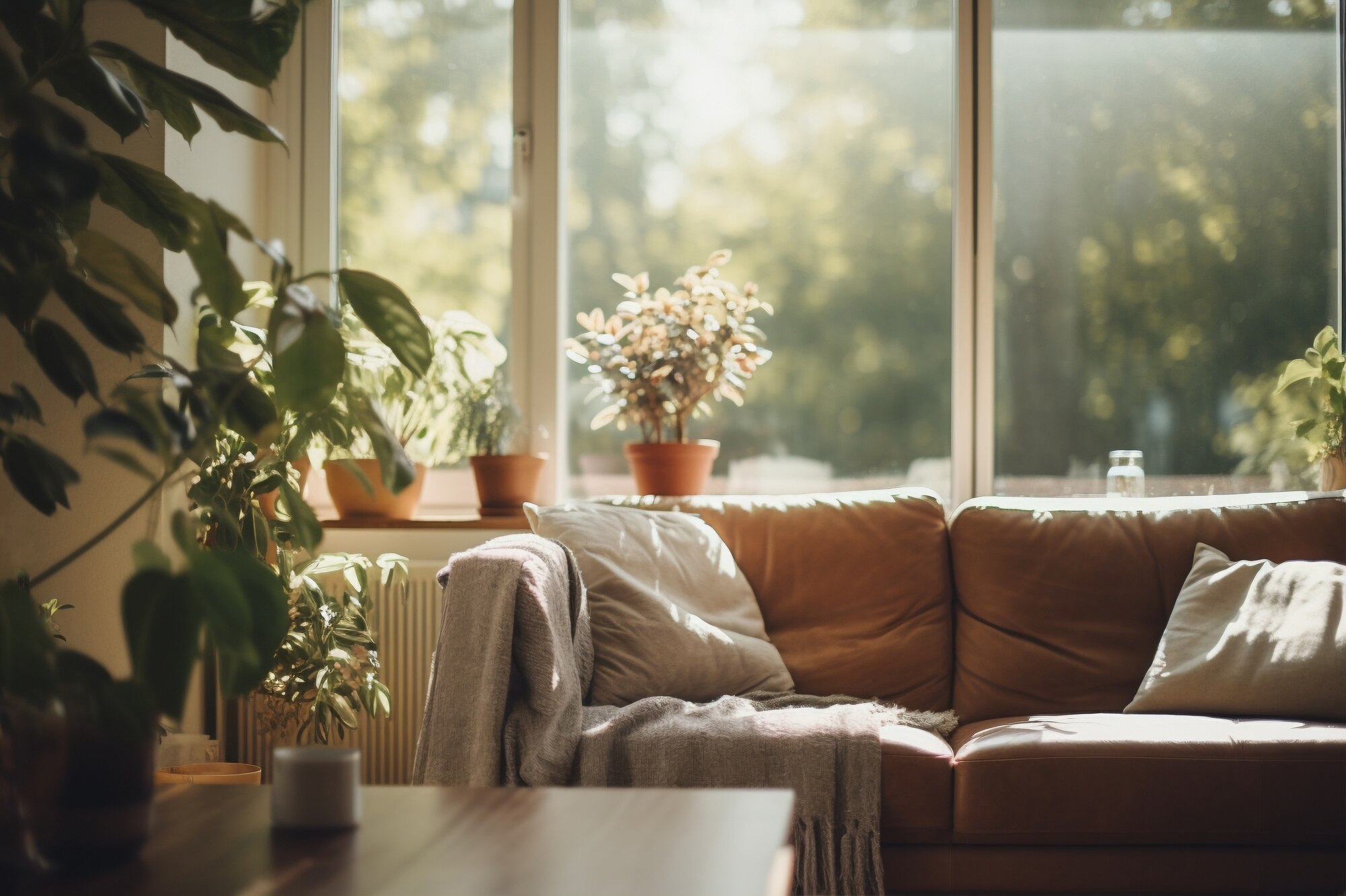 Interno con luce naturale