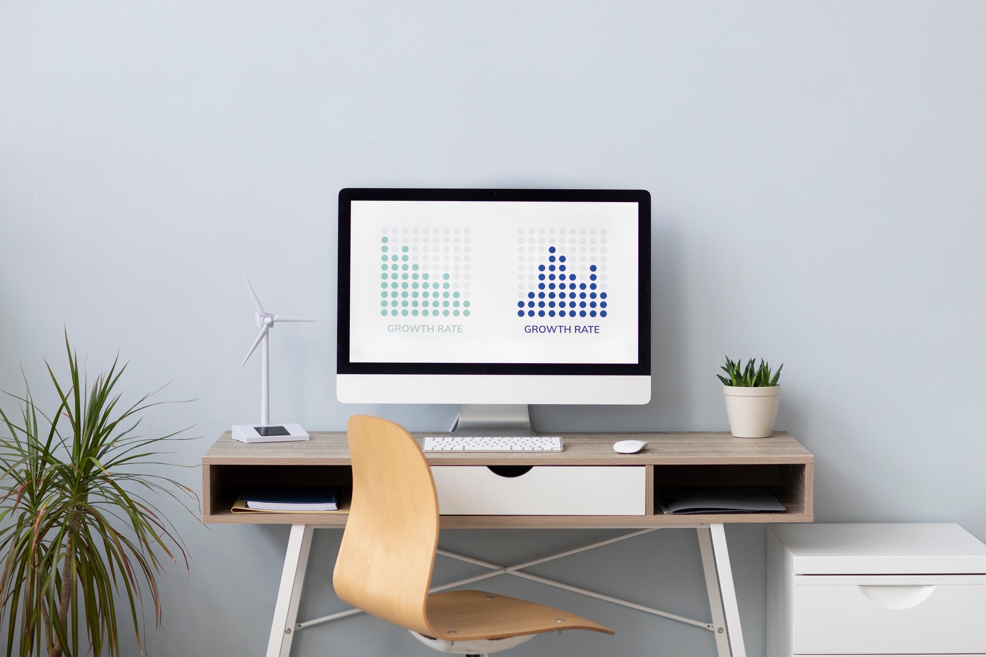 Scrivania e monitor